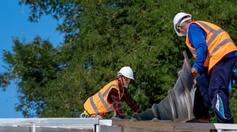 Professional metal roof installation in Carlisle, IA